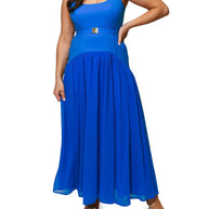 Hutch - Ridge Maxi Dress in Cobalt
