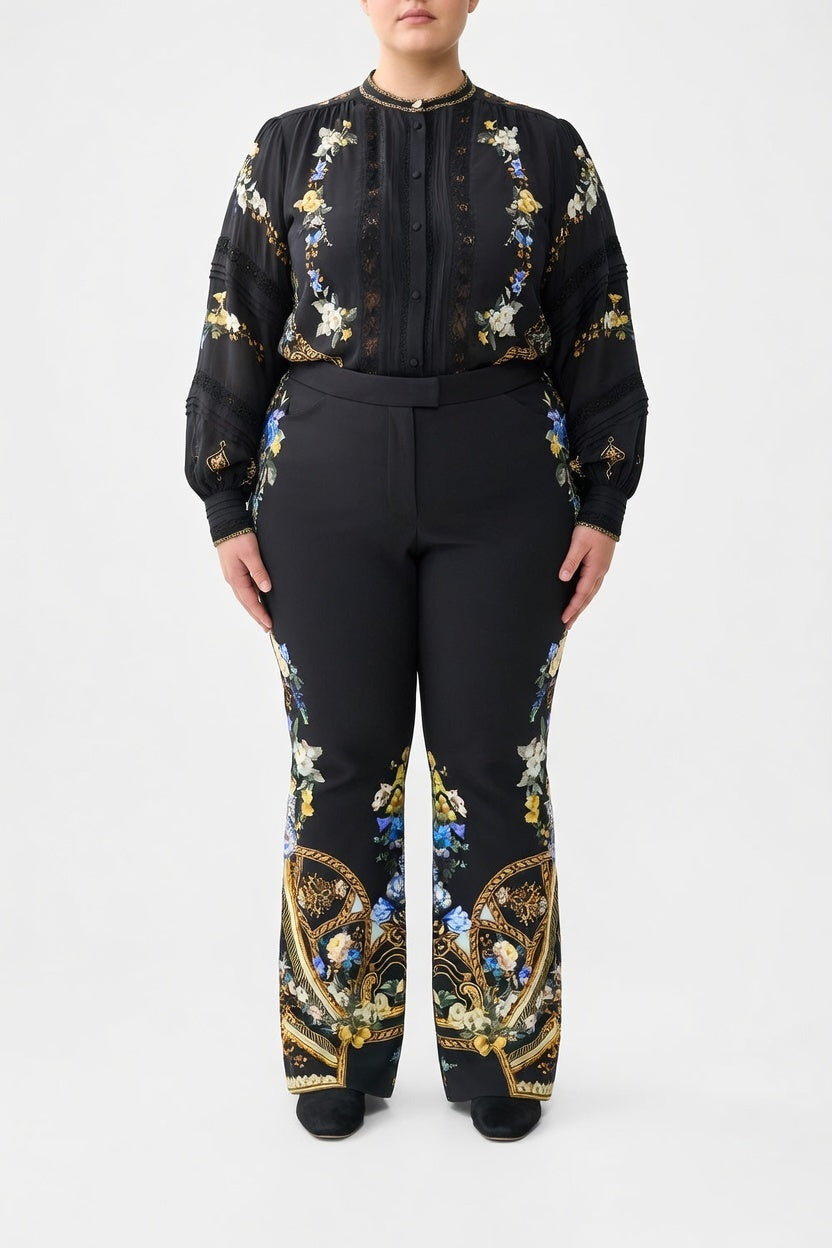 Camilla Flare Trouser With Seam Detail