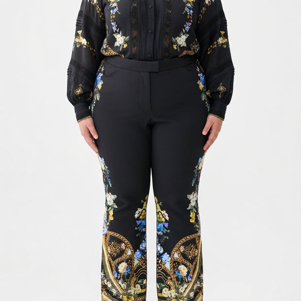 Camilla Flare Trouser With Seam Detail