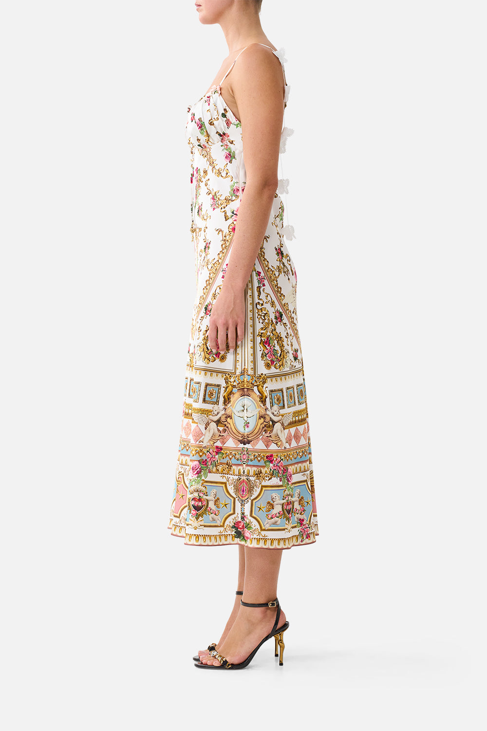 Camilla - BALCONETTE BIAS MIDI SLIP DRESS (Special Order)