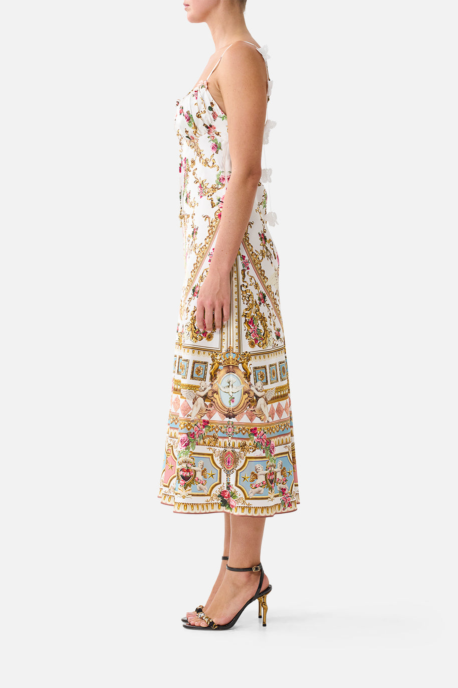 Camilla - BALCONETTE BIAS MIDI SLIP DRESS (Special Order)