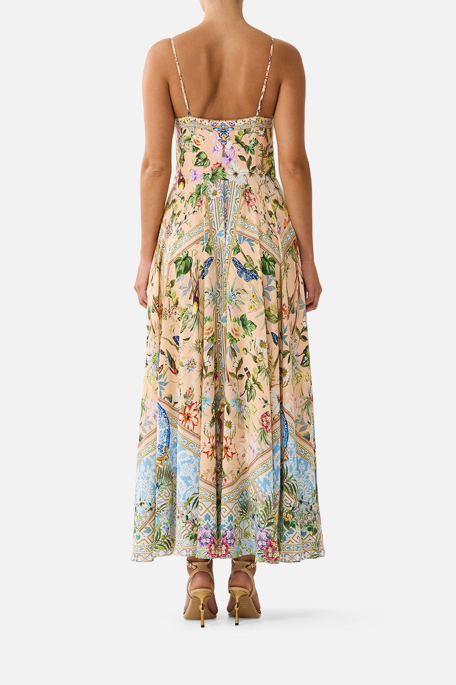 Camilla-TIE FRONT A-LINE MAXI DRESS (Special Order)