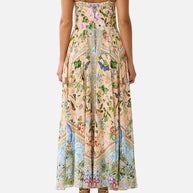 Camilla-TIE FRONT A-LINE MAXI DRESS (Special Order)