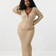 La Porte - Crochet Maxi W/ Signature Pearl Details