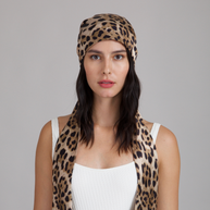 Eugenia Kim-Gigi Satin Headscarf (Ivory/beige)