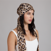 Eugenia Kim-Gigi Satin Headscarf (Leopard Print)