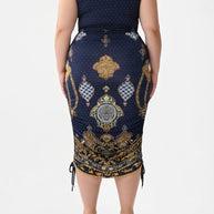 Camilla Asymetric Ruched Jersey Dress
