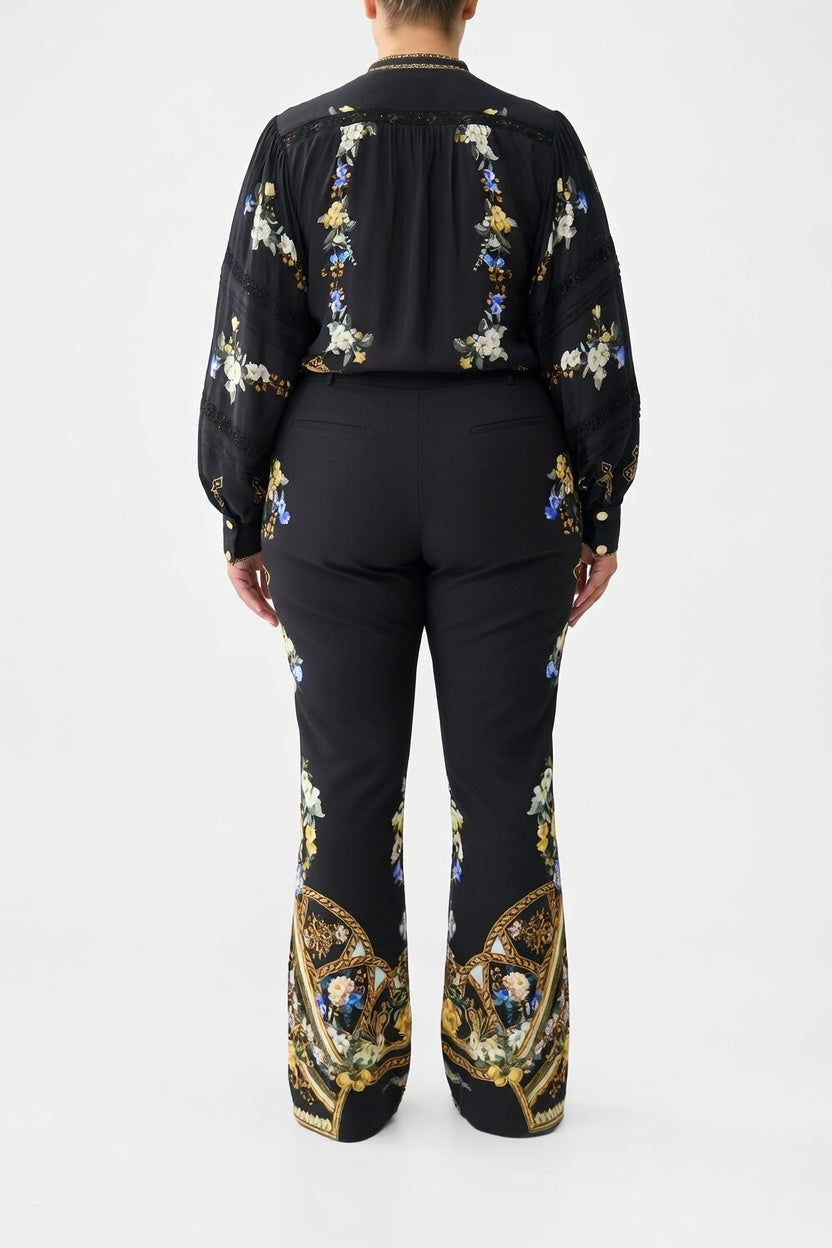Camilla Flare Trouser With Seam Detail