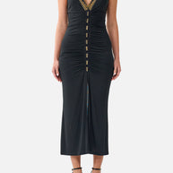 Camilla-JERSEY V-NECK MAXI DRESS (Special Order)