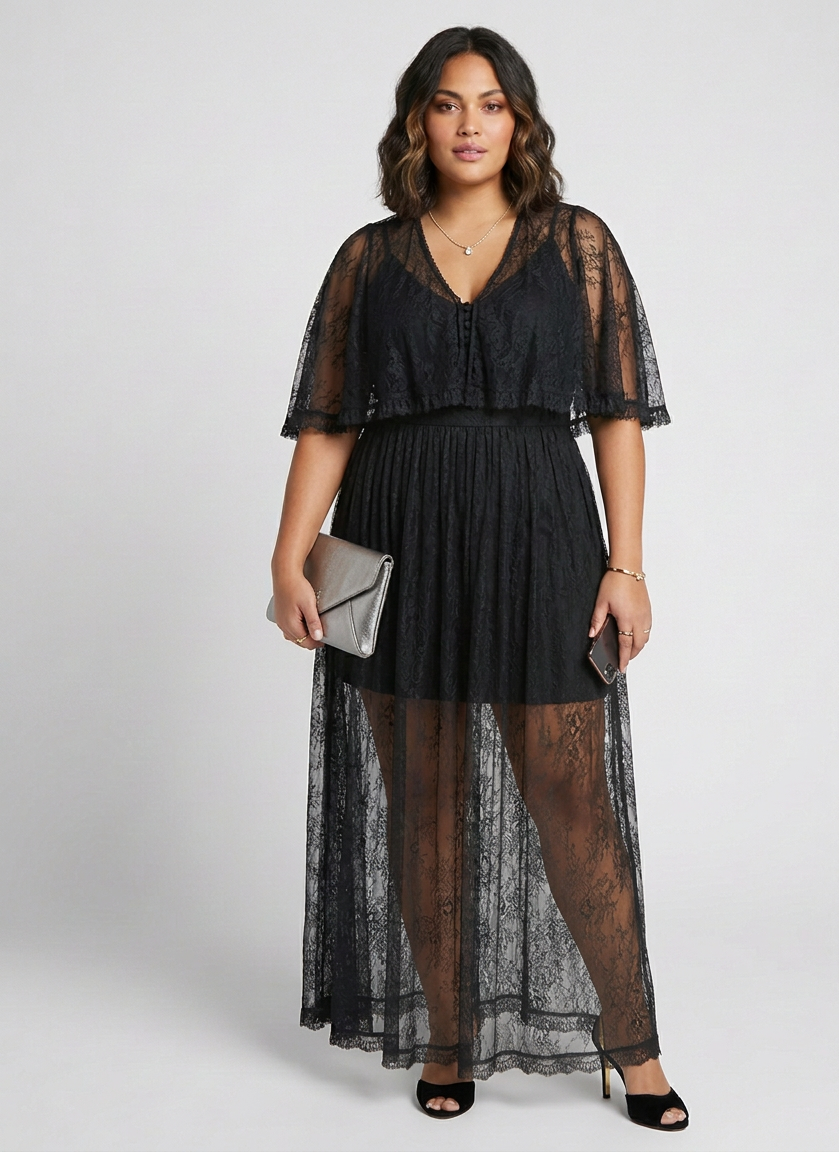 Aknvas Tissy lace gown