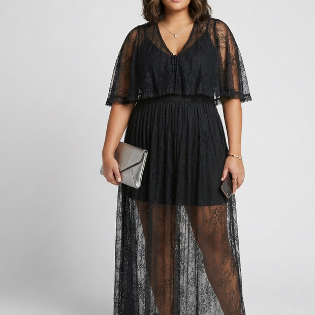 Aknvas Tissy lace gown