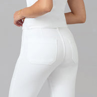 Lola Denim - ALICE-White High Rise Flare Jeans