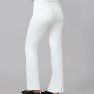Lola Denim - ALICE-White High Rise Flare Jeans