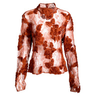 Aknvas Freja Lace Top (Brown)
