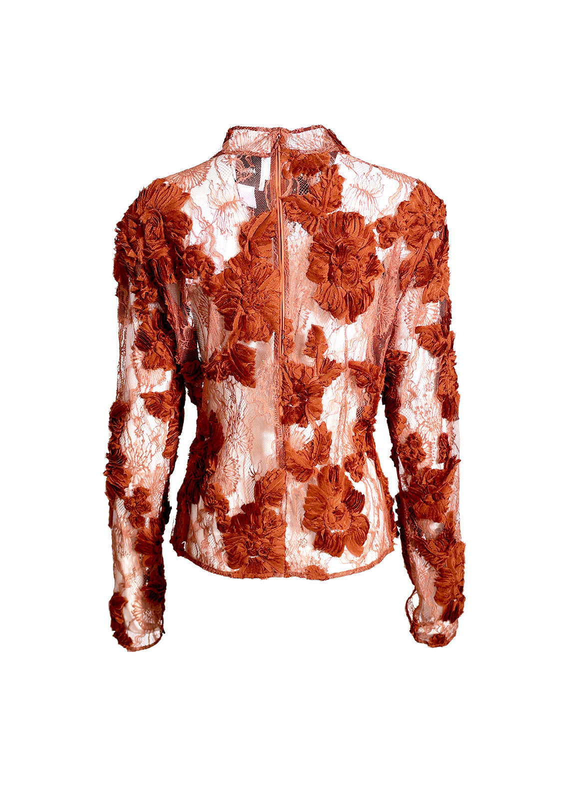 Aknvas Freja Lace Top (Brown)