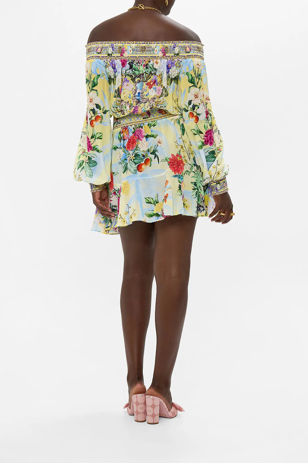 Camilla The Flor Fantastica  Off Shoulder Mini Dress