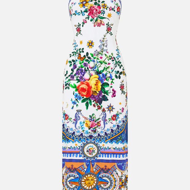Camilla Jersey Tank Dress in Tiles Darl