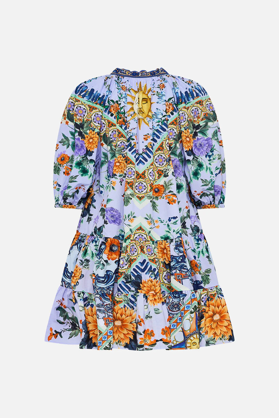 Camilla Puff Sleeve Dress in LUSCLISB