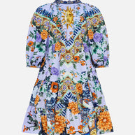 Camilla Puff Sleeve Dress in LUSCLISB