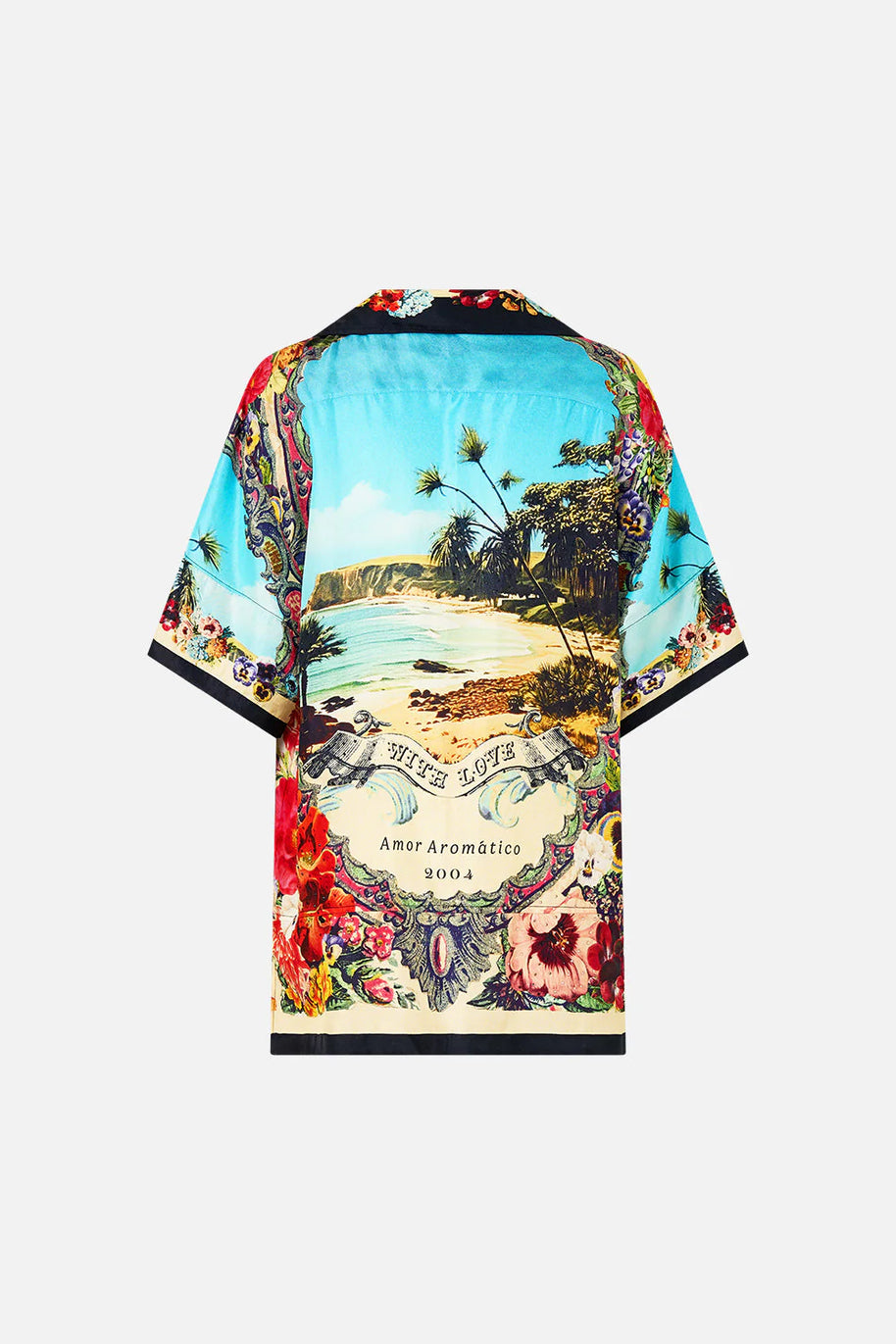 Camilla Oversized Shirt with Pocket in BATHBOMB