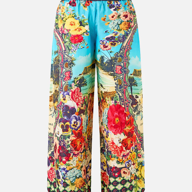 Camilla Straight Leg Pants in BATHBOMB