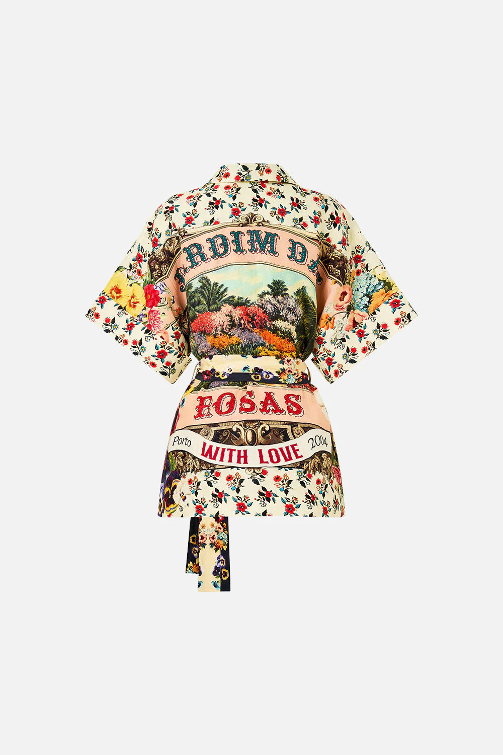Camilla Double Breasted Short Sleeve Jacket in AROMAMOR