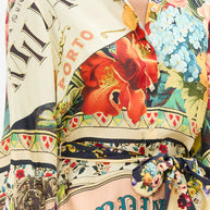 Camilla High Low Midi Shirt Dress in AROMAMOR
