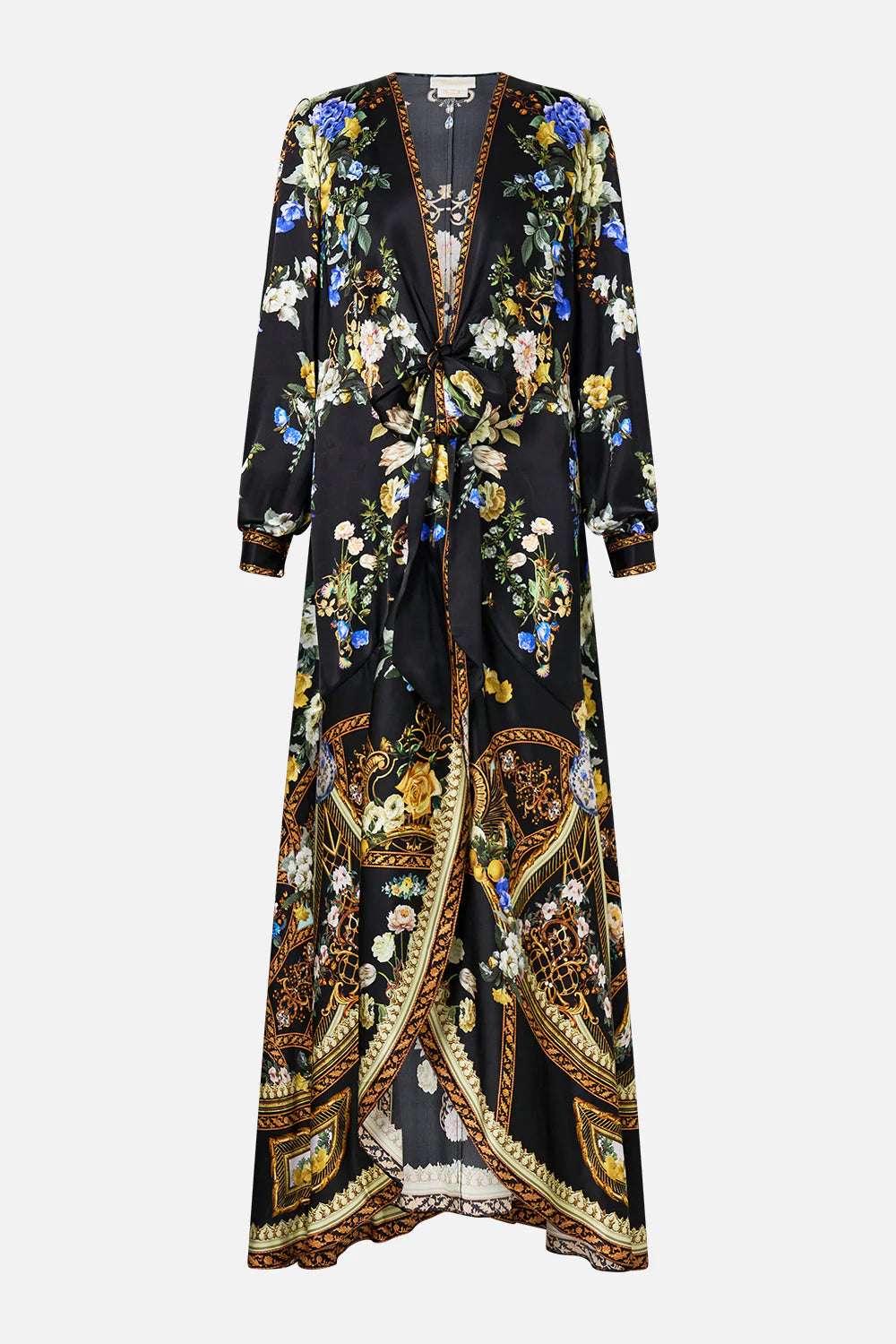 Camilla Tie Waist Long Sleeve Dress