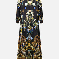 Camilla Tie Waist Long Sleeve Dress