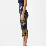 Camilla Asymetric Ruched Jersey Dress