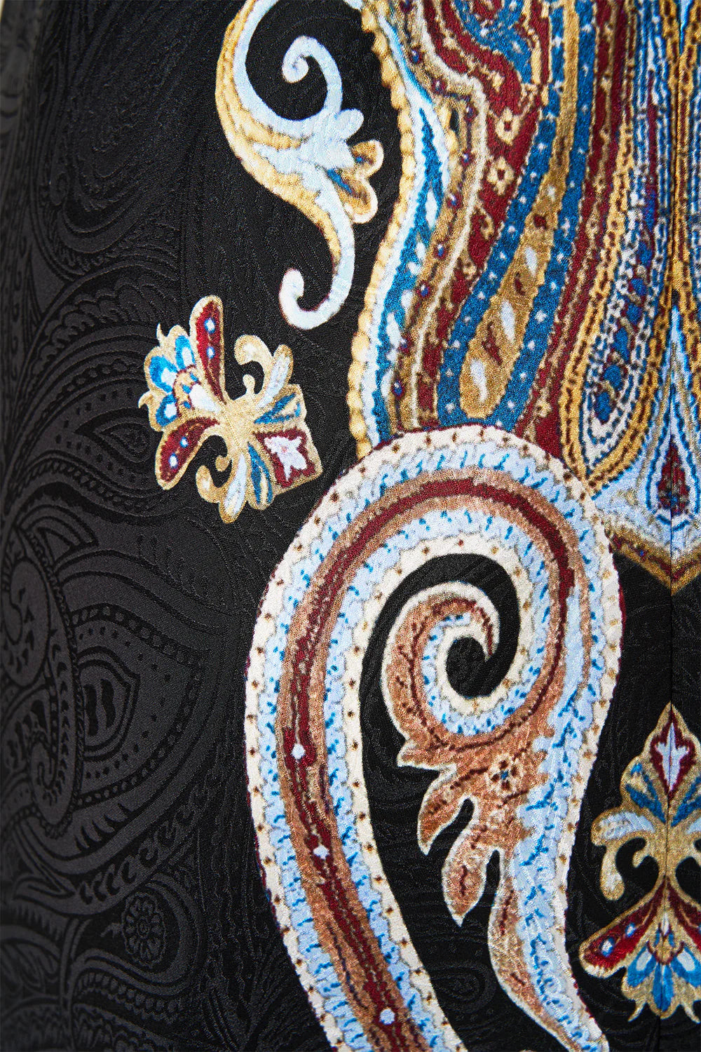 Camilla Lace Splice Bias Long Dress (Istanbul Animalia)