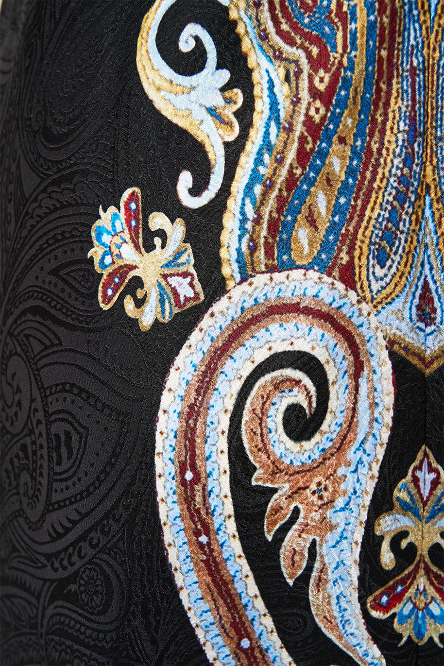 Camilla Lace Splice Bias Long Dress (Istanbul Animalia)