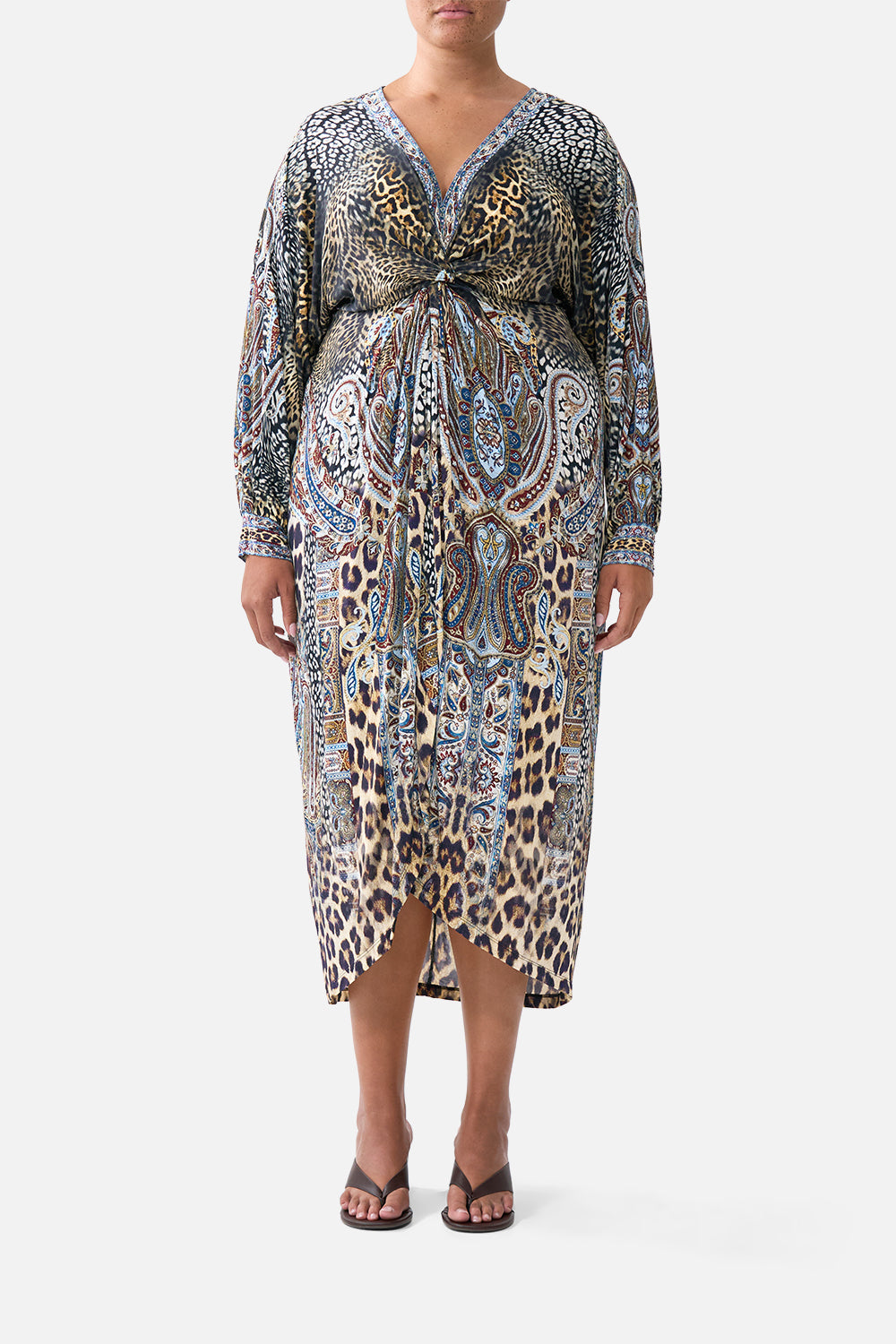 Camilla Twist Front Dress Istanbul Animalia