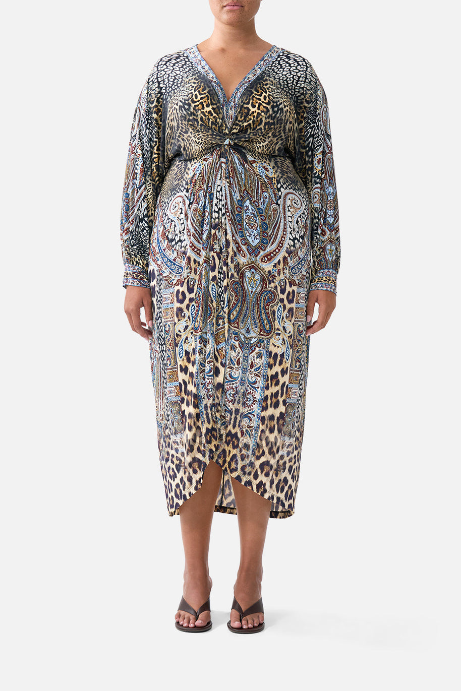 Camilla Twist Front Dress Istanbul Animalia