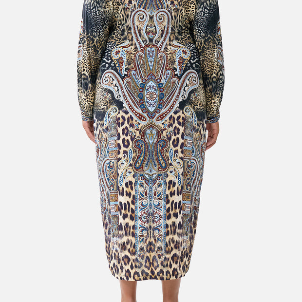 Camilla Twist Front Dress Istanbul Animalia