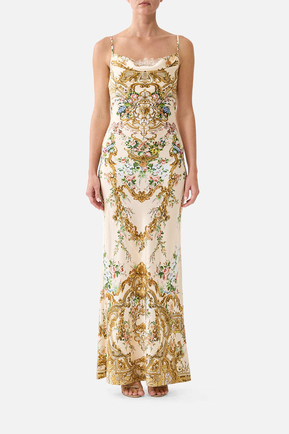 Camilla-COWL NECK SLIP DRESS (Special Order)
