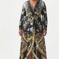 Camilla Tie Waist Long Sleeve Dress
