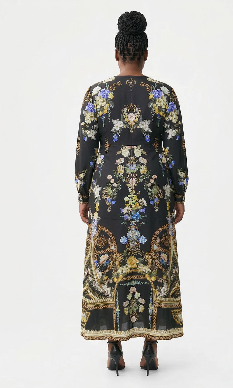 Camilla Tie Waist Long Sleeve Dress