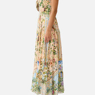Camilla-TIE FRONT A-LINE MAXI DRESS (Special Order)