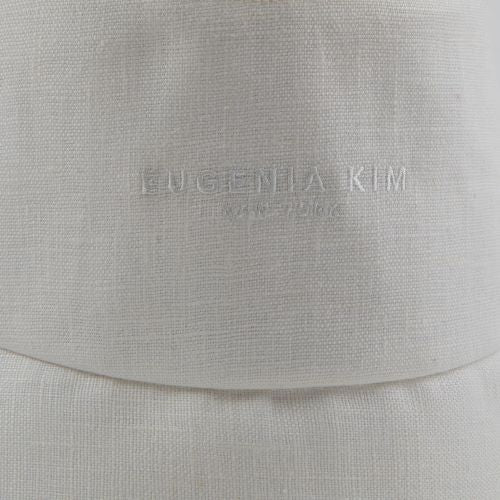 Eugenia Kim-Yuki Linen Reversible Bucket Hat in White