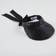 Eugenia Kim- Ricky Lacquered Straw Visor