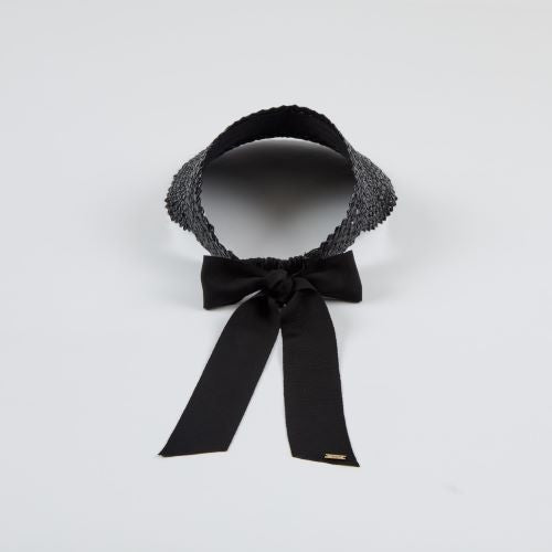 Eugenia Kim- Ricky Lacquered Straw Visor