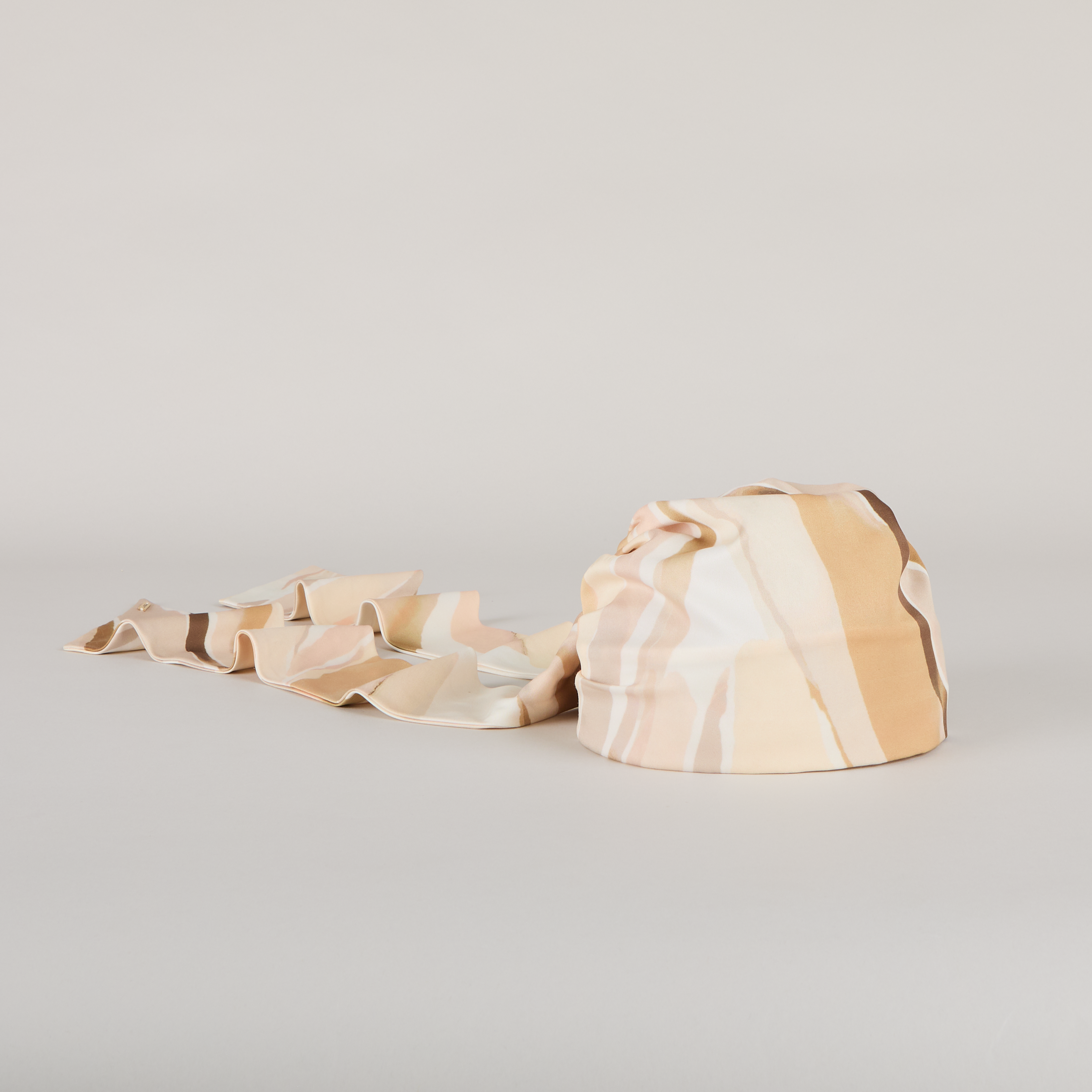 Eugenia Kim-Gigi Satin Headscarf (Ivory/beige)