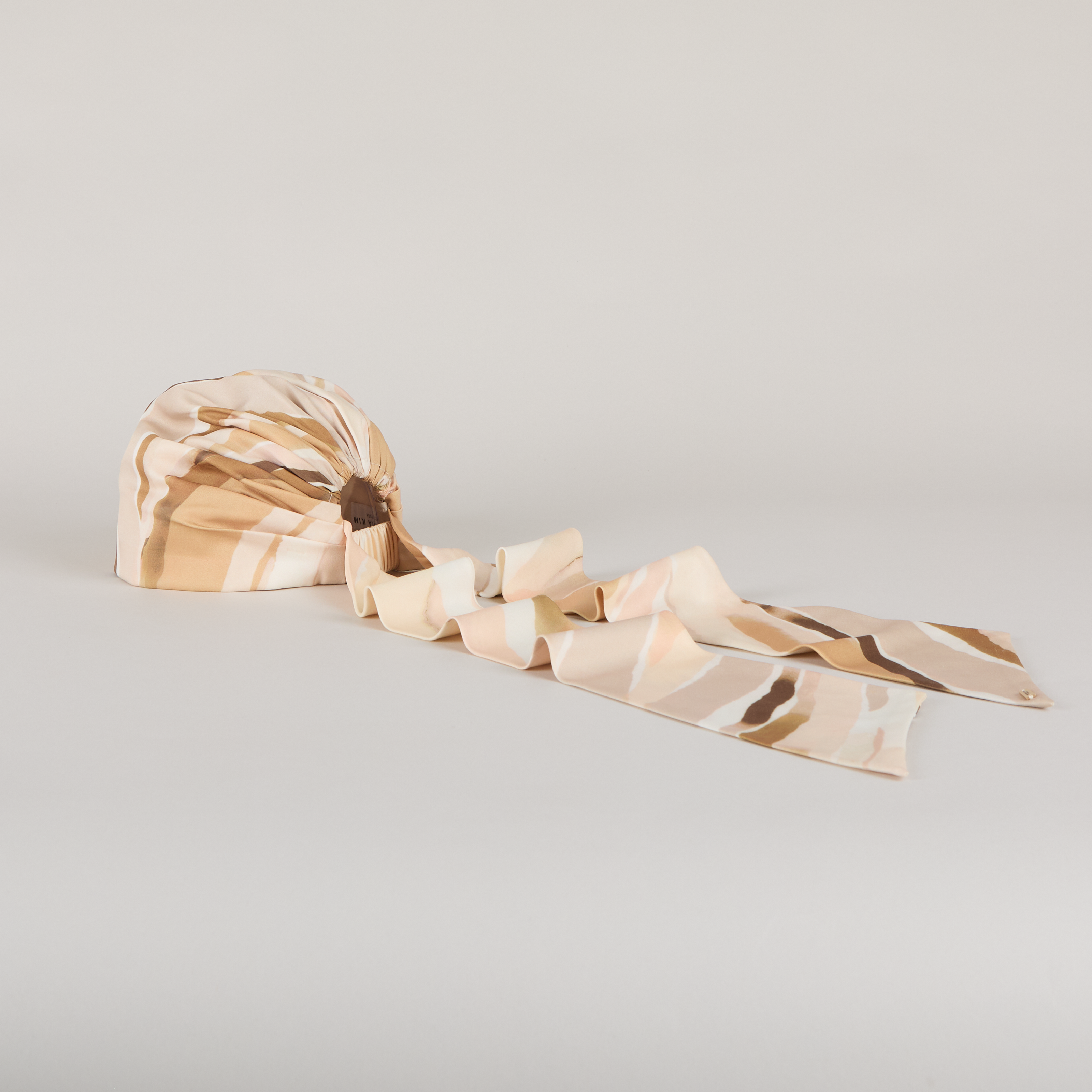 Eugenia Kim-Gigi Satin Headscarf (Ivory/beige)