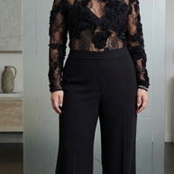 Aknvas Freja Lace Top (Black)