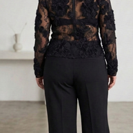 Aknvas Freja Lace Top (Black)
