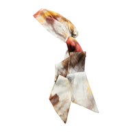Eugenia Kim Gigi Satin Headscarf (Ivory/yellow/red)