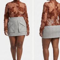 Aknvas Freja Lace Top (Brown)