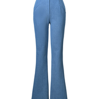 Hilary MacMillan- Denim Fit & Flare Pant