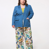 Hilary Macmillan -Denim Fitted Blazer